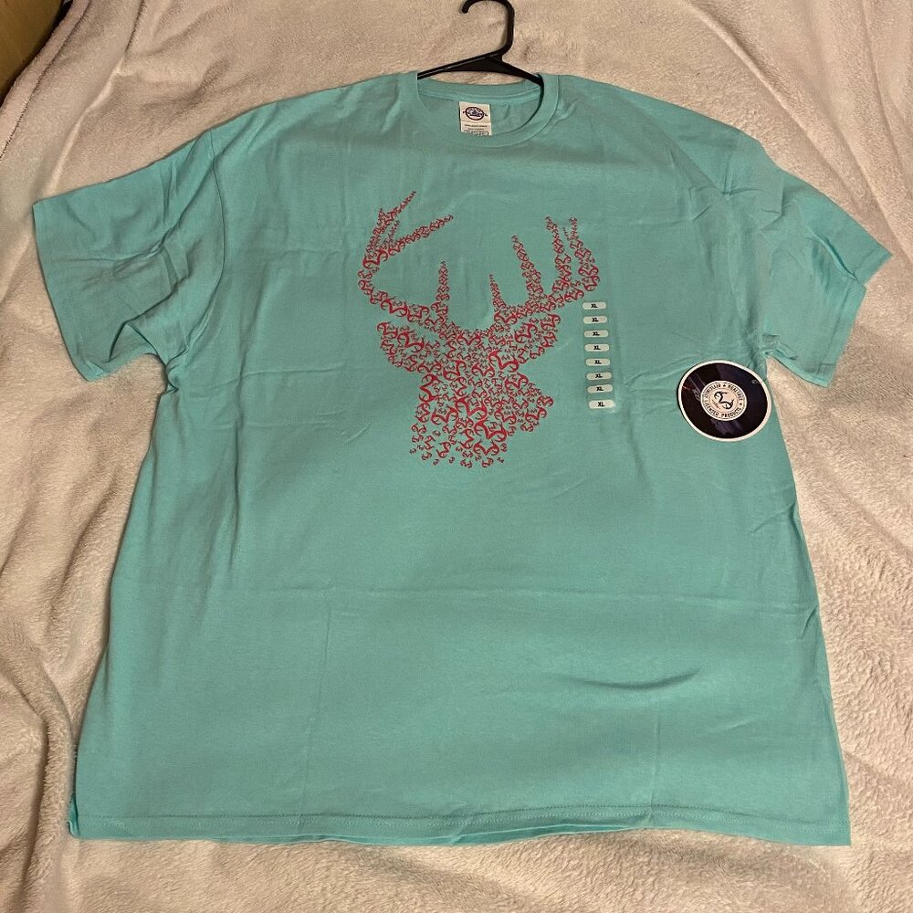 Realtree Deer head screen printed tee